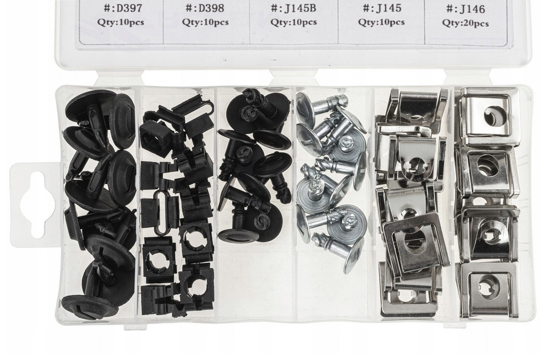 Clips tornillos tapa motor VW AUDI SKODA SEAT juego de 60 uds. - Imagen 3