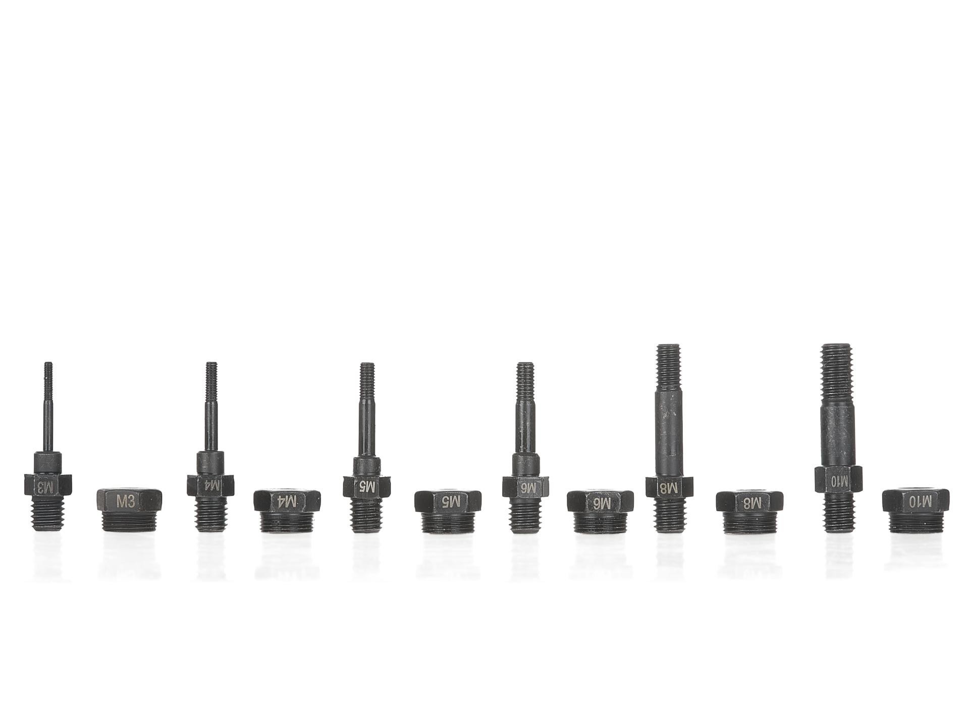 Remachadora de tuercas remachables M3-M10, adaptador para destornillador, taladro, 8 uds. - Imagen 7