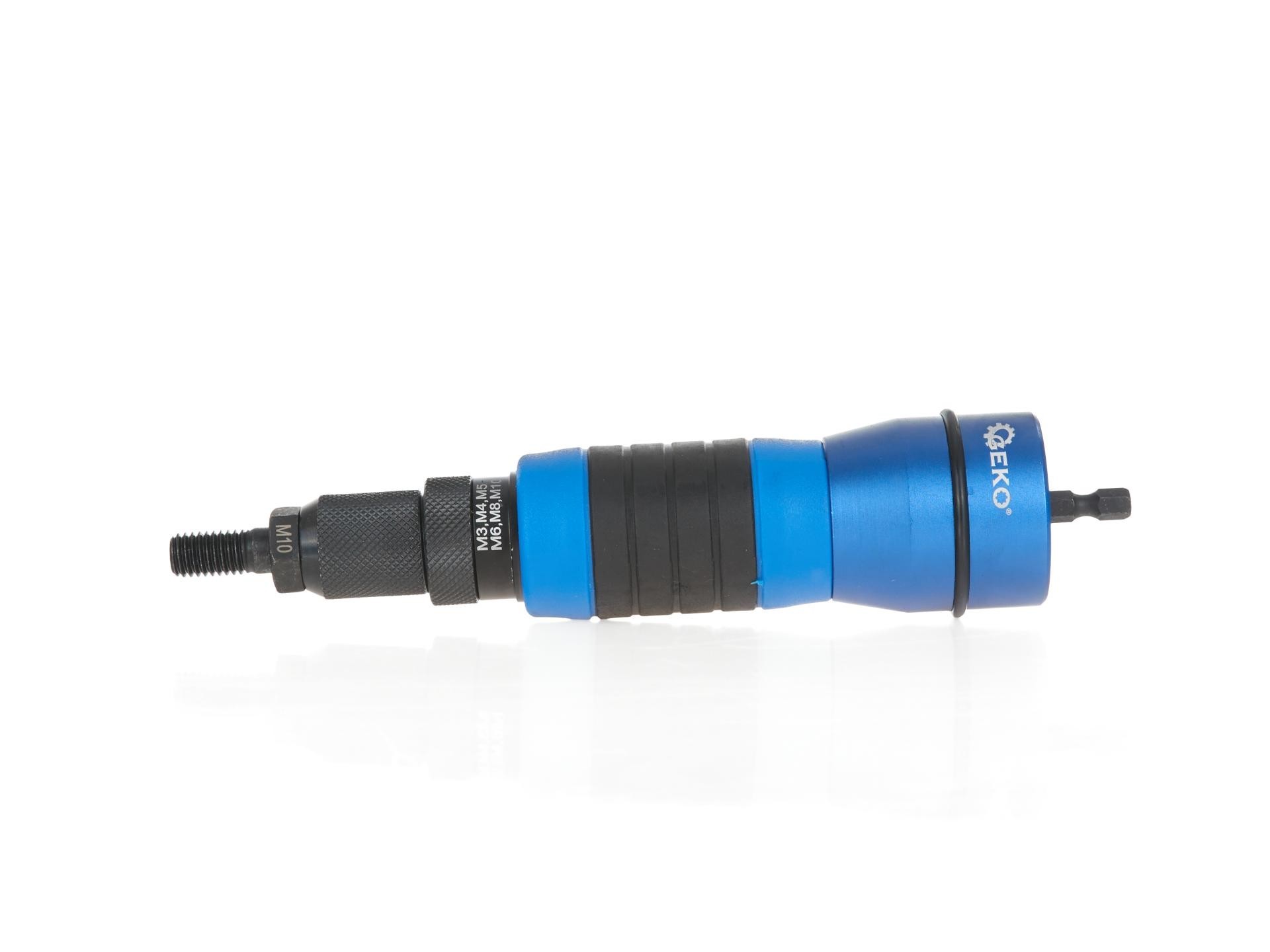 Remachadora de tuercas remachables M3-M10, adaptador para destornillador, taladro, 8 uds. - Imagen 4