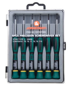 JUEGO DE 6 DESTORNILLADORES TORX DE PRECISIÓN JONNESWAY