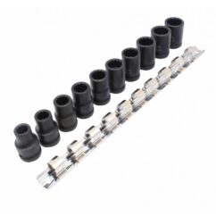 VASOS DE IMPACTO 1/2'' 10-19mm. 12KT 10PCS.