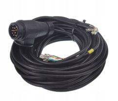 ARNÉS ELÉCTRICO PARA REMOLQUE CON ENCHUFE 13/12V + CABLE 2X7M