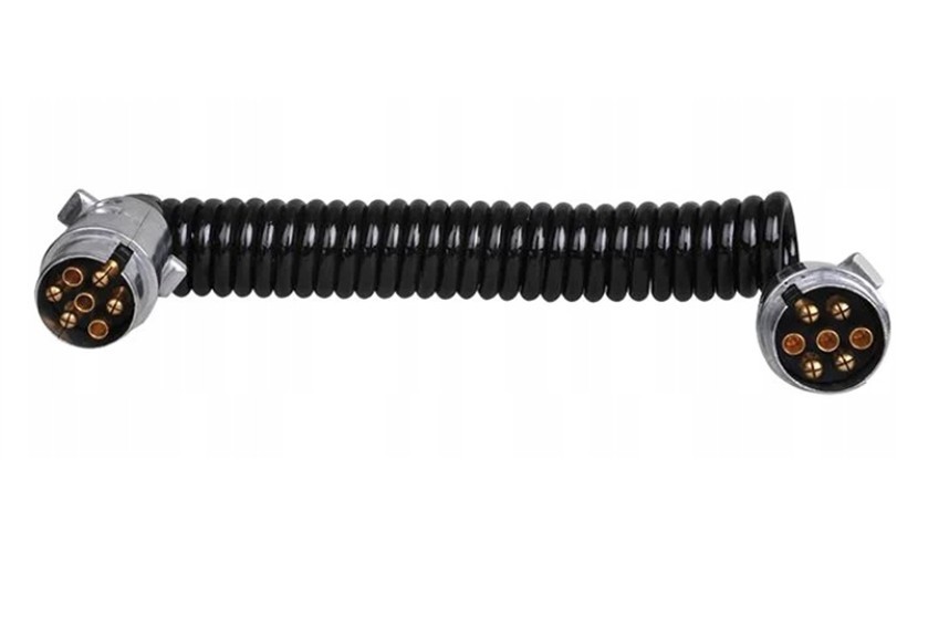 Cable espiral 7/12v, clavijas metálicas, longitud de trabajo máx. 3m - Imagen 7