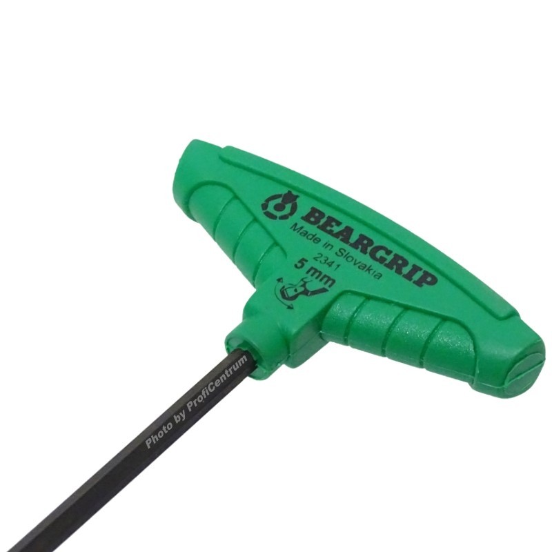 Llave Allen HEX Muy larga 4 x 350 mm XXL BEARGRIP tipo T con bola - Imagen 4