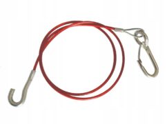 Cable de emergencia que sujeta los remolques con freno de mano