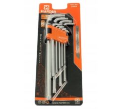 LLAVES TORX CON AGUJERO JUEGO DE 9 MUY LARGAS T10-T50