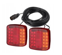 JUEGO DE LUCES DE REMOLQUE 7,5M + 2,5M 26-LED, TORNILLO