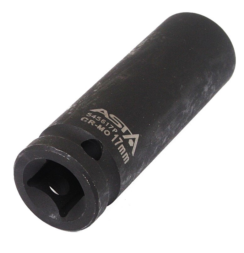 Vaso de impacto largo 17mm Llave de vaso de 12 caras 1/2' ASTA - Imagen 3