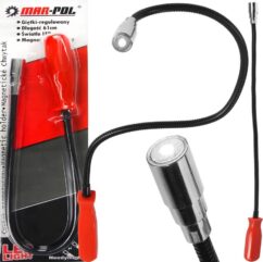 PINZA MAGNÉTICA CON LÁMPARA LED, FLEXIBLE, LARGA 61CM