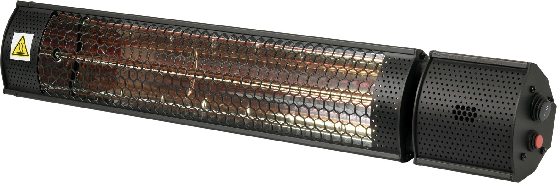 Calentador de infrarrojos para terraza 2000W Calefactor con mando a distancia, YATO - Imagen 3