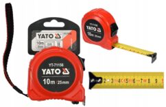 Cinta métrica de acero enrollada 10M x 25mm YATO