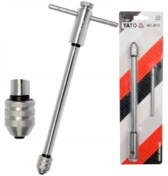 Portapomos para grifos M3-M10 con carraca de 250mm