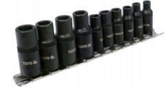 Vasos adaptadores para grifos de 1/4" 3/8" con carraca, 10 uds. yato