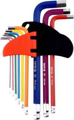 JUEGO DE LLAVES ALLEN CON BOLA 1,5-10mm, 9uds. yato