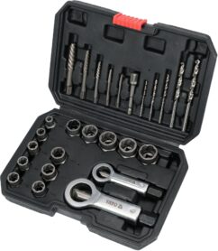 EXTRACTORES DE TORNILLOS DAÑADOS KIT EXTRACCIÓN UNIVERSAL 26 EL