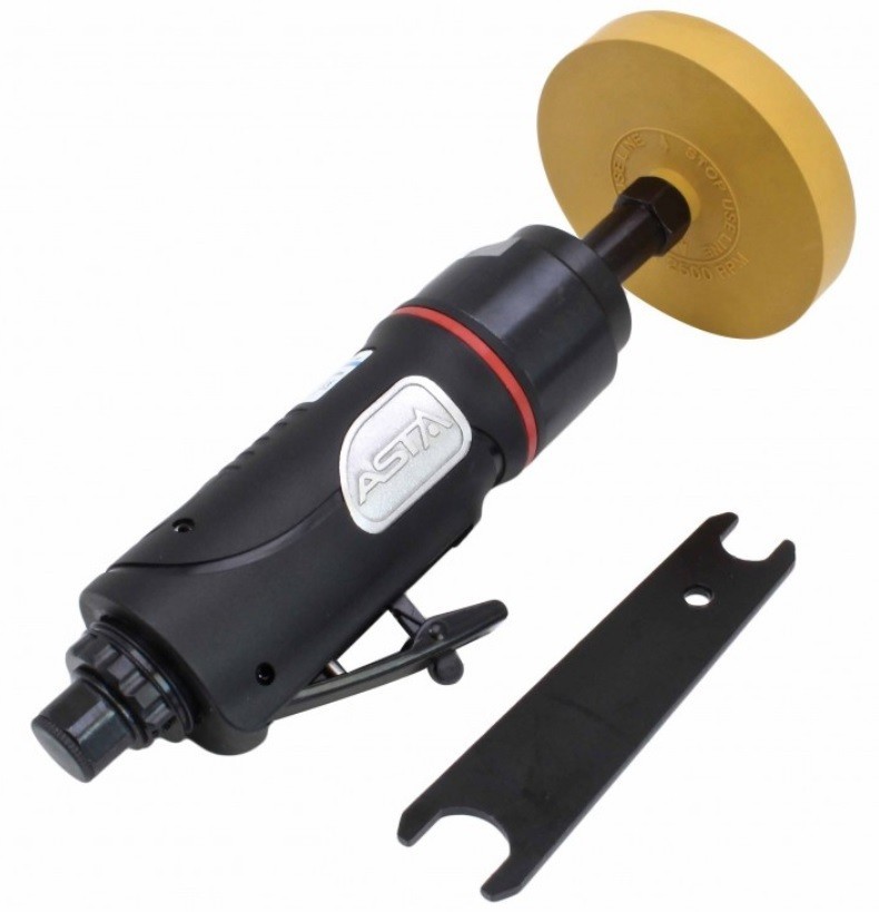 AMOLADORA NEUMÁTICA RECTA DE VELOCIDAD LENTA 4.000 rpm ASTA - Imagen 3