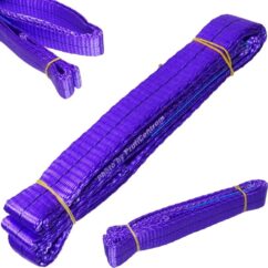 Eslinga de cinturón 1T. Certificado de 1m x 30mm Empresa polaca CE VGS Cinturón sin fin morado