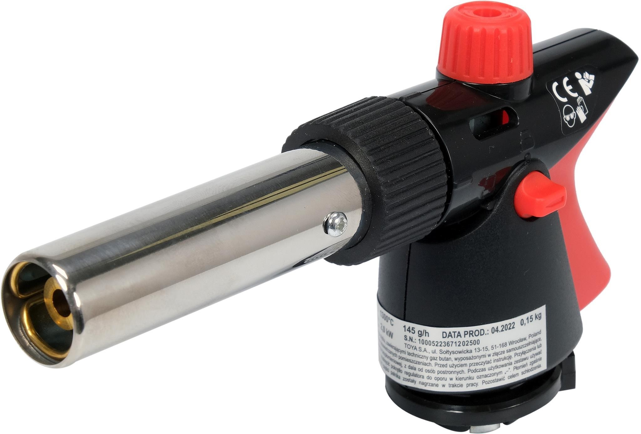 Quemador de soldadura piezoeléctrico a gas 2KW 1300˚C YATO