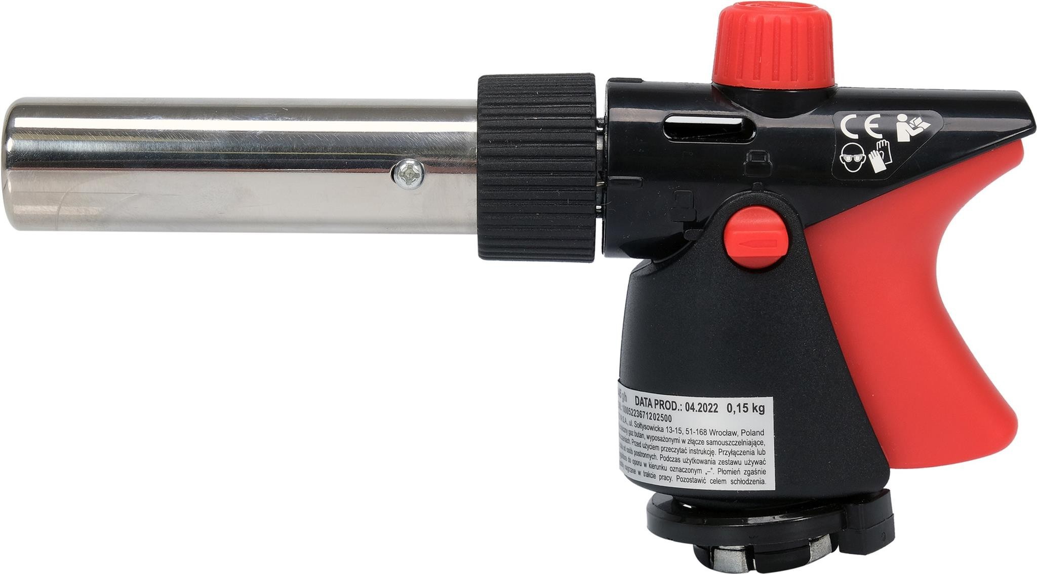 Quemador de soldadura piezoeléctrico a gas 2KW 1300˚C YATO - Imagen 3