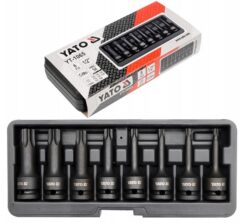 LLAVES DE IMPACTO TORX T30-T80 1/2' 8 uds. YATO TORXY