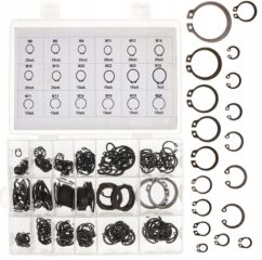 Anillos de retención internos externos, juego de 300 piezas.