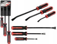 CUCHARONES, CROWLS, PALANCAS DE BOMBEO DE 3 PIEZAS. JUEGO DE PALANCAS 20-40cm, YATO