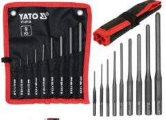 PUNZONES DE BOLAS PARALELOS Cr-V SET DE 9 PIEZAS. yato