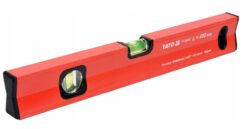 NIVEL MAGNÉTICO DE ALUMINIO CON IMÁN 400MM 2 LIBELLE 1 MANGO