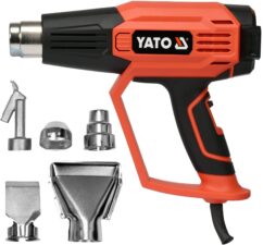Pistola de calor 2000W 50-600C 3 velocidades con ajuste para soldar y enfriar