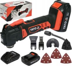 AMOLADORA OSCILACIÓN A BATERÍA. HERRAMIENTA MULTIFUNCIONAL 18V + Batería + Cargador