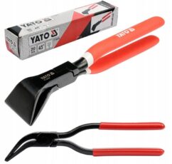 Pinzas para tejados para doblar chapa, curvadas 45° 280 mm YATO