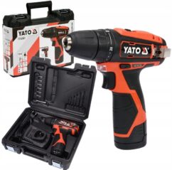 DESTORNILLADOR INALAMBRICO 12V 30Nm BATERÍA 2Ah + CARGADOR + SET