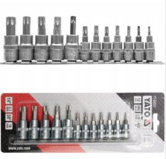 TORX TORY T8-T55 JUEGO DE LLAVES SOBRE CARRIL 12 uds. yato