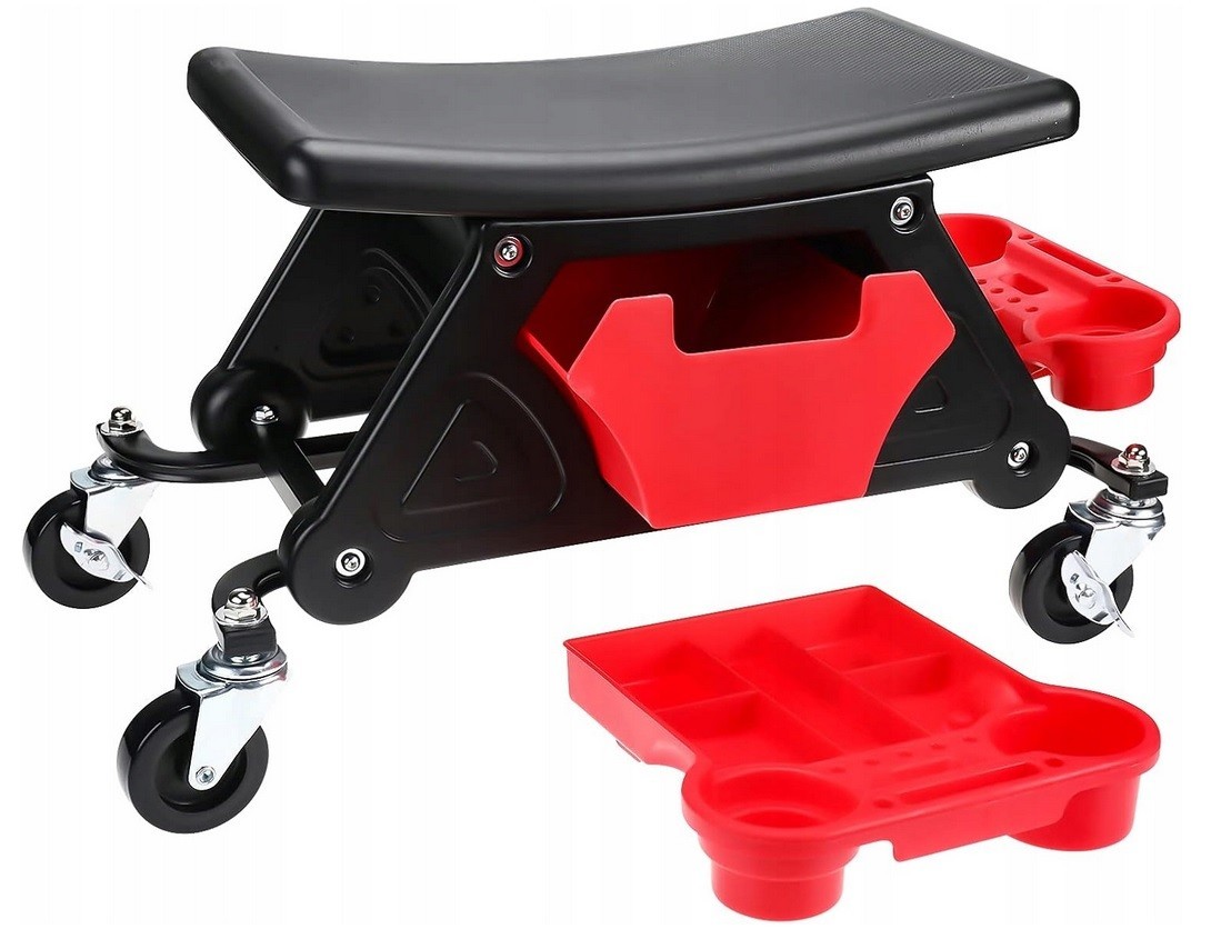 TABURETE, TABURETE DE TRABAJO, GIRATORIO 360°, SILLA, ASIENTO - Imagen 5