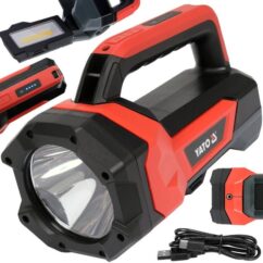 Linterna recargable de 1000LM, reflector, reflector 2 en 1