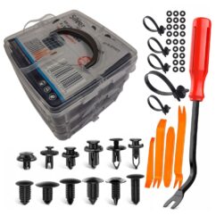 PINS, CLIPS PARA TAPICERÍA, CLIPS+PALANCAS, 665 PIEZAS. GRAN JUEGO DE PINS