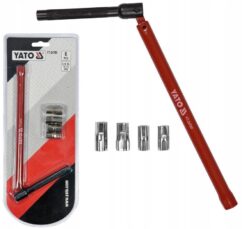 LLAVE PARA INSTALAR RACORES SNITARIOS A BATERÍA 4 CABEZALES 8-12mm