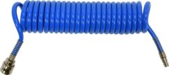 MANGUERA ESPIRAL PU 8x12mm x 5m POLIURETANO. CON CONECTORES RÁPIDOS