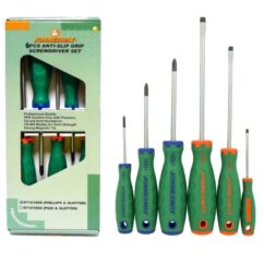 DESTORNILLADORES CRUZADOS DESTORNILLADORES PLANOS 6PCS JONNESWAY