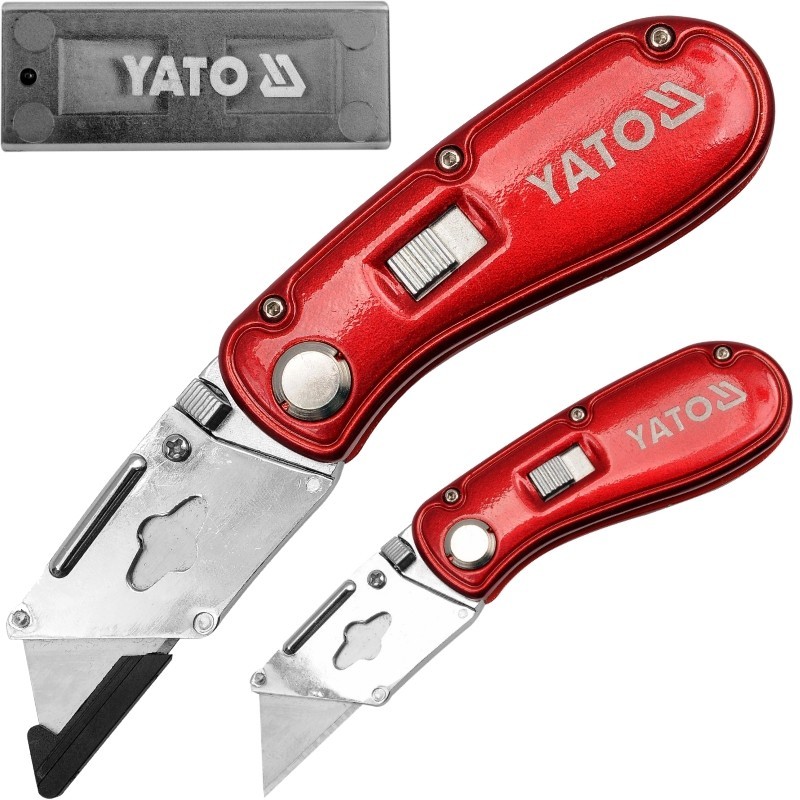 Navaja plegable con cerradura 150mm + hojas de repuesto, maciza