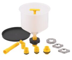 EMBUDO PARA SISTEMAS DE REFRIGERACIÓN CON ACCESORIOS adaptadores