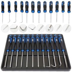 JUEGO DE GIROS DE PRECISIÓN CON PUNTAS DE GANCHOS TORX – 12 uds.
