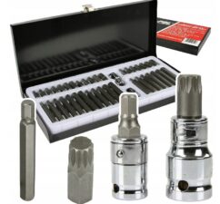JUEGO DE PUNTAS IMBUS HEXAGONALES TORX ESTRIADAS XZN 40 UDS.