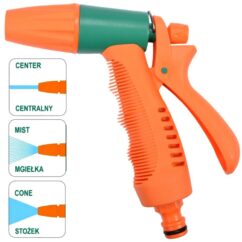 PISTOLA DE JARDÍN ROCIADOR DE AGUA 3 FUNCIONES
