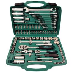 Juego de herramientas 94 piezas. Llaves de tubo, llaves combinadas, Torx, llaves Allen