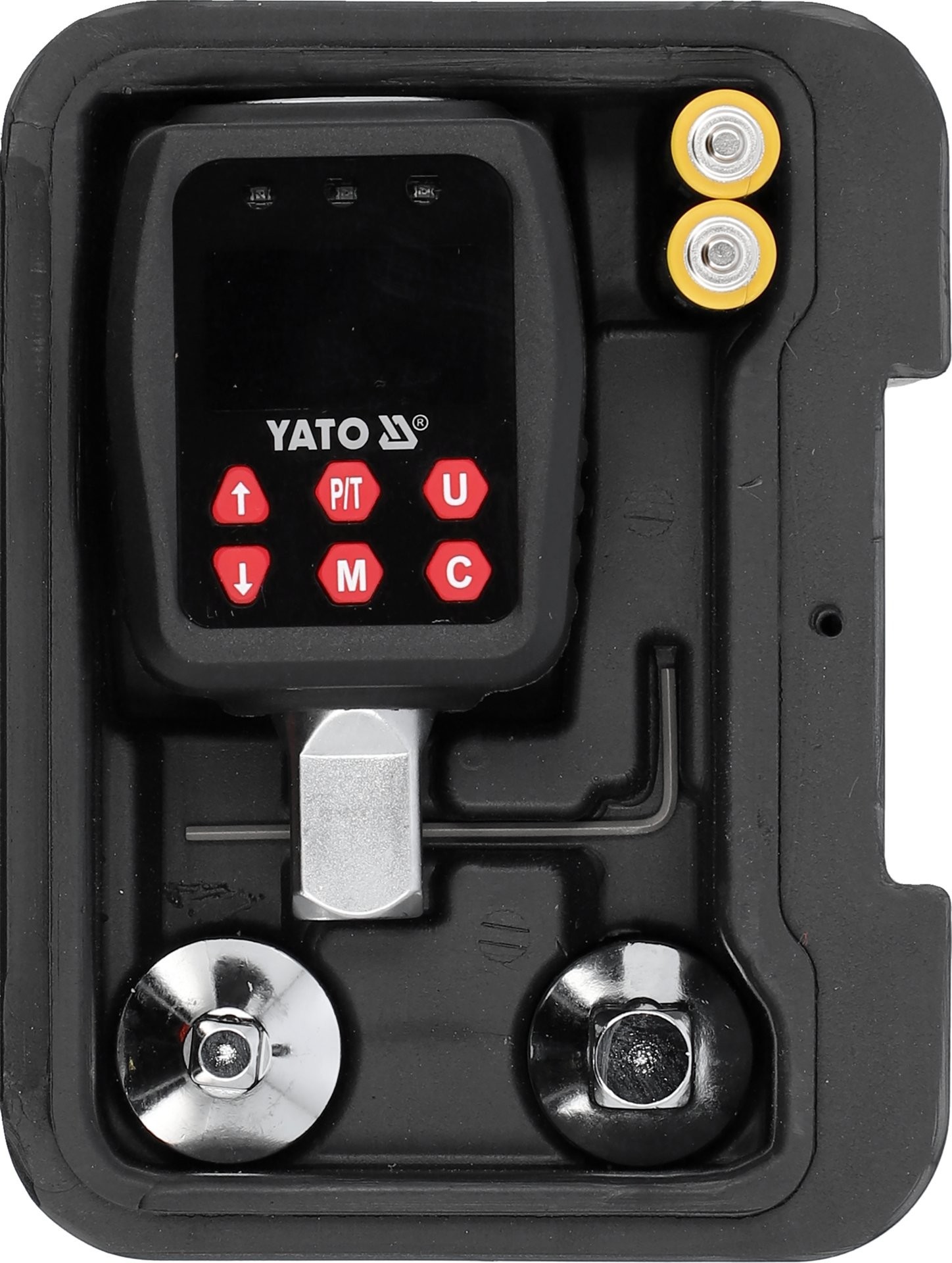 Adaptador de par electrónico 10-200NM 1/2'+1/4'+3/8' LCD - Imagen 5