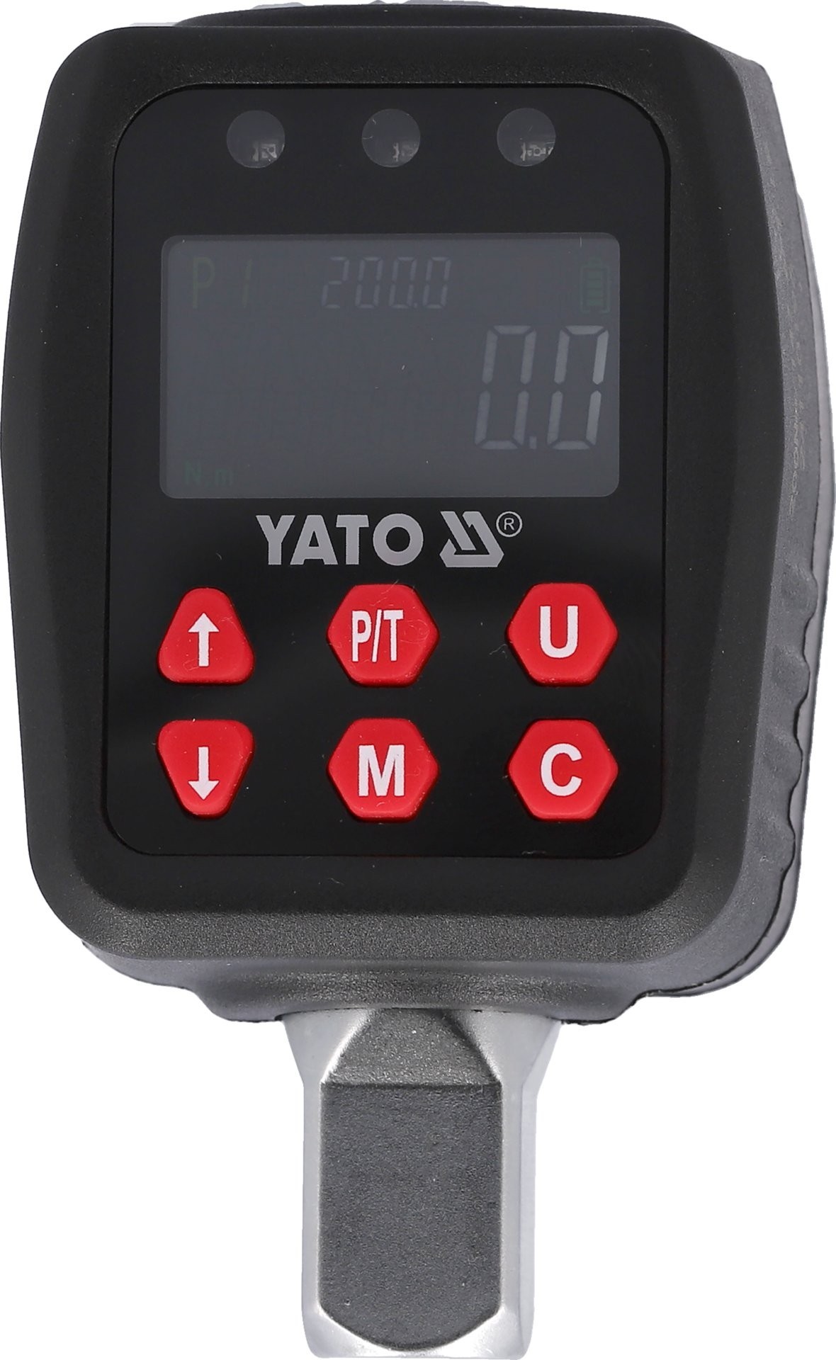 Adaptador de par electrónico 10-200NM 1/2'+1/4'+3/8' LCD - Imagen 6