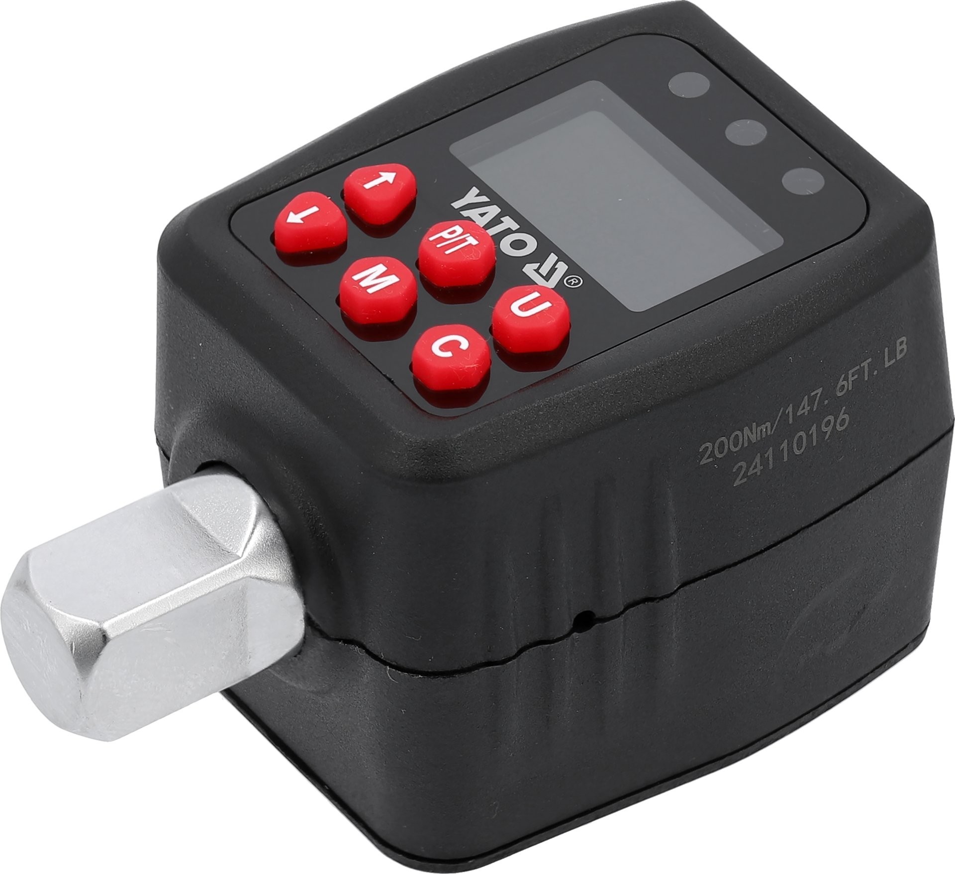 Adaptador de par electrónico 10-200NM 1/2'+1/4'+3/8' LCD - Imagen 8