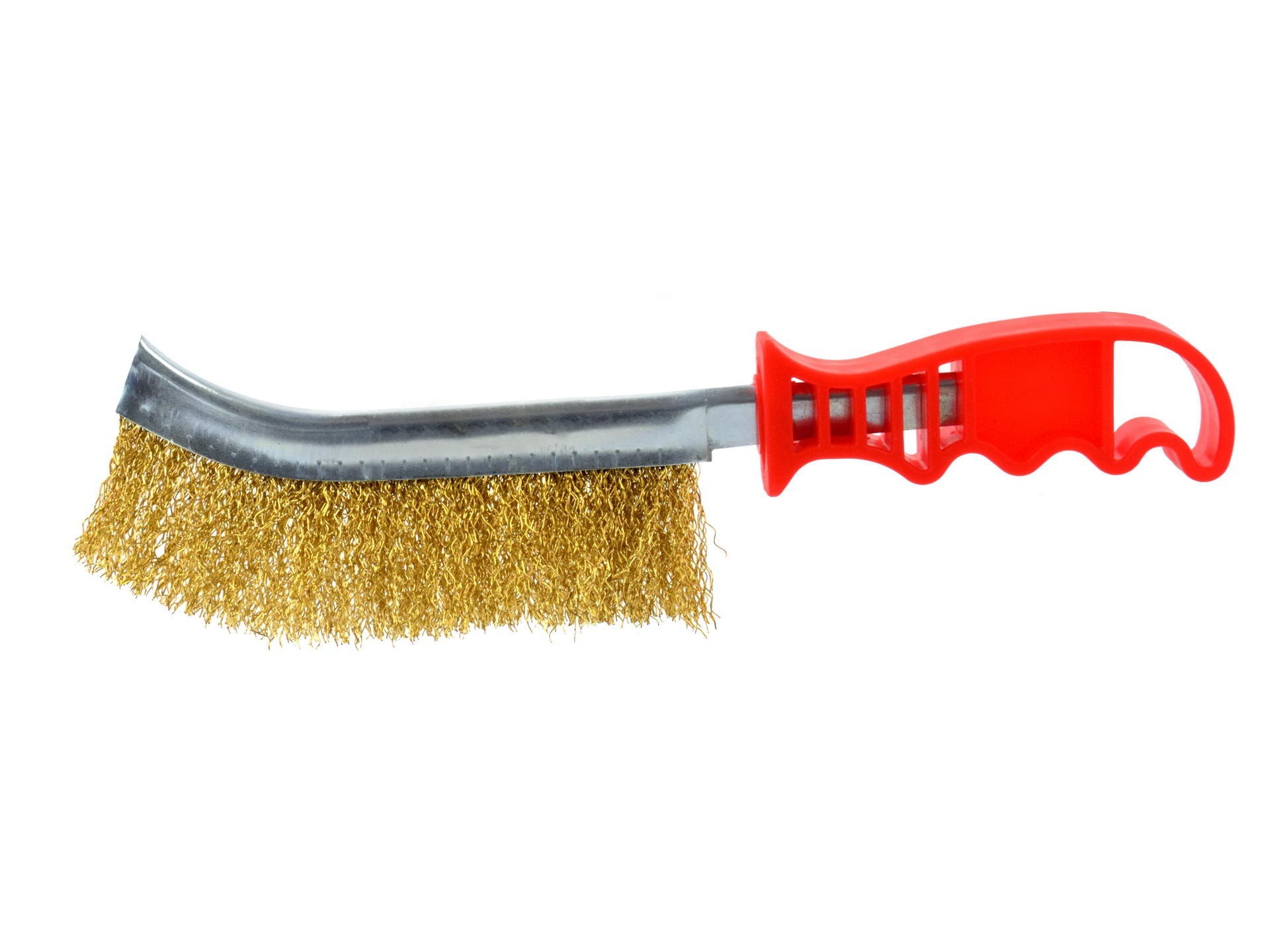 CEPILLO DE ALAMBRE ESTRECHO RANURADO GALVANIZADO 240mm
