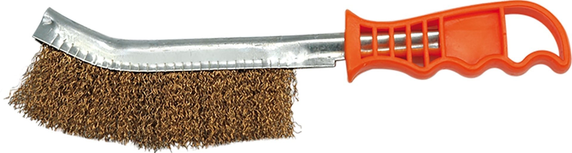 CEPILLO DE ALAMBRE ESTRECHO RANURADO GALVANIZADO 240mm - Imagen 4
